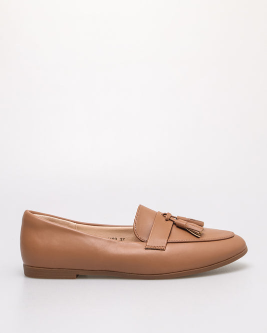 Tomaz NN489 Ladies Tassel Flats (Brown)