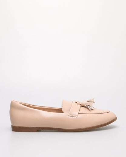 Tomaz NN489 Ladies Tassel Flats (Beige)