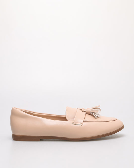 Tomaz NN489 Ladies Tassel Flats (Beige)