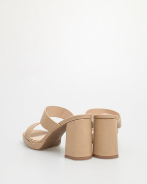 
                  
                    Load image into Gallery viewer, Tomaz NN148 Ladies Double Strap Heels (Beige)
                  
                