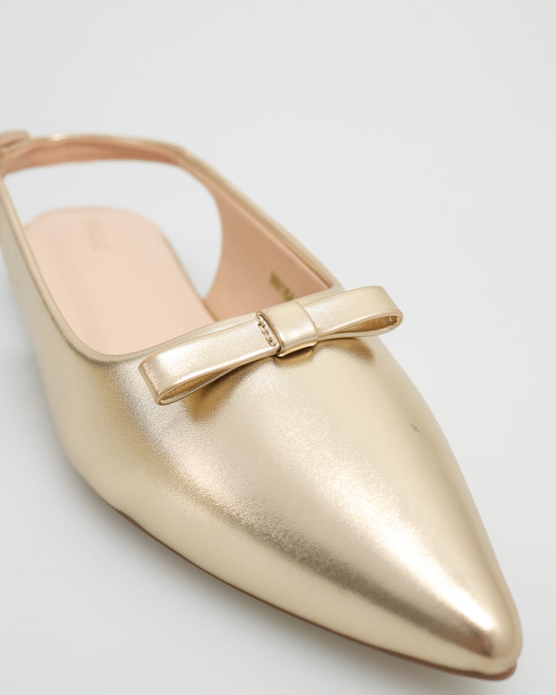 
                  
                    Load image into Gallery viewer, Tomaz NN164 Ladies Slingback Flats (Golden)
                  
                