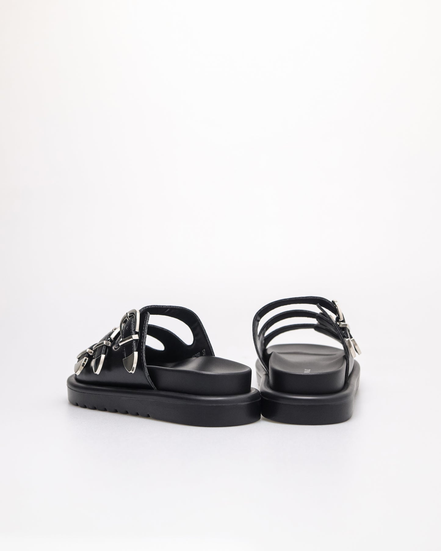 Tomaz NN397 Ladies Triple Strap Sandals (Black)