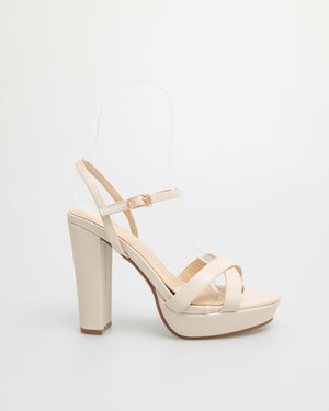 
                  
                    Load image into Gallery viewer, Tomaz NN152 Ladies Crossover Slingbacks (Cream)
                  
                