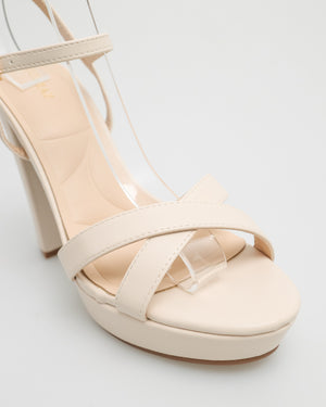 
                  
                    Load image into Gallery viewer, Tomaz NN152 Ladies Crossover Slingbacks (Cream)
                  
                