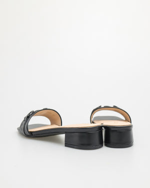 
                  
                    Load image into Gallery viewer, Tomaz NN166 Ladies Double Buckle Heels (Black)
                  
                