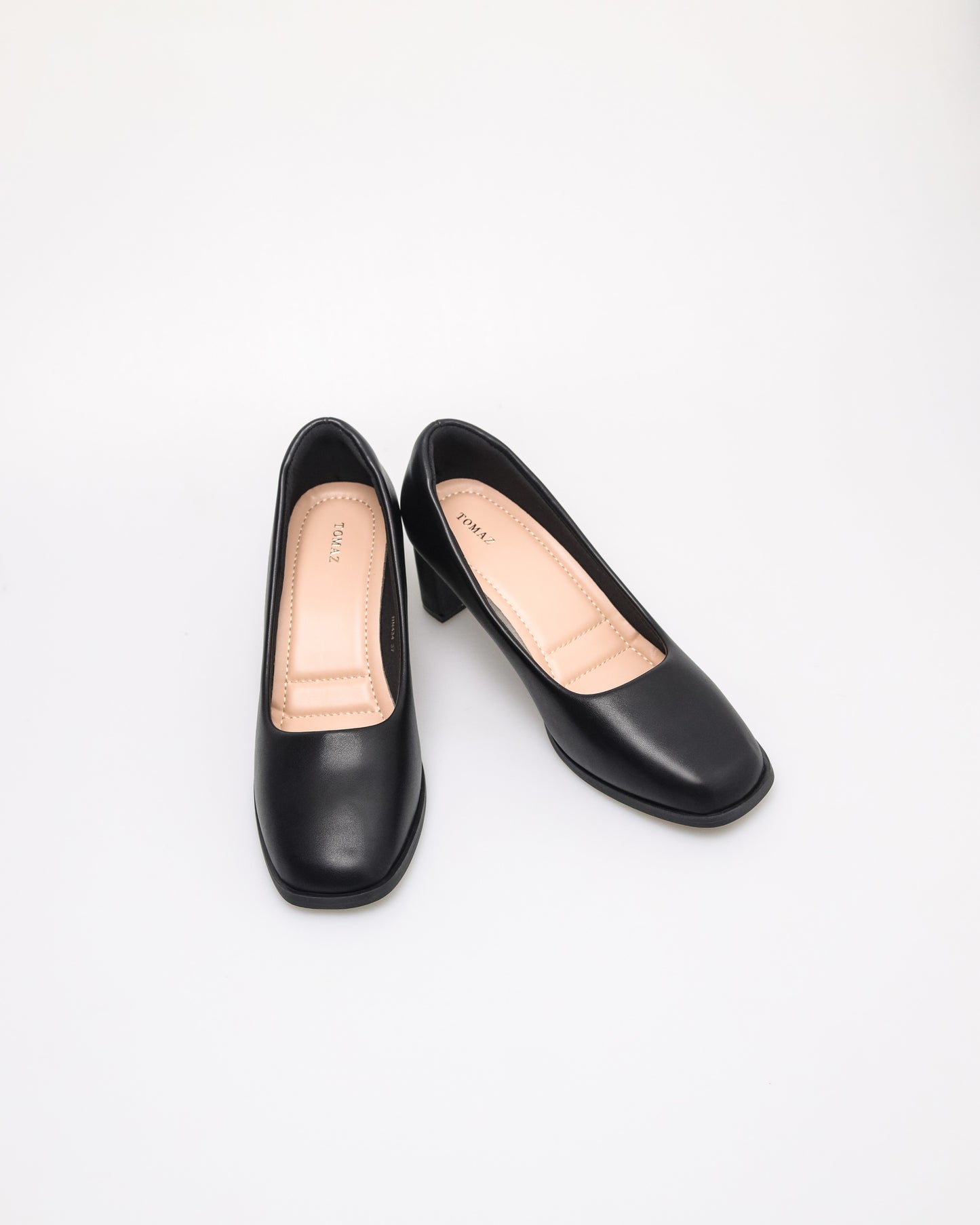 Tomaz NN434 Ladies Basic Pump Heels (Black)