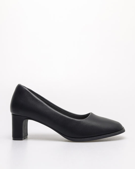 Tomaz NN434 Ladies Basic Pump Heels (Black)