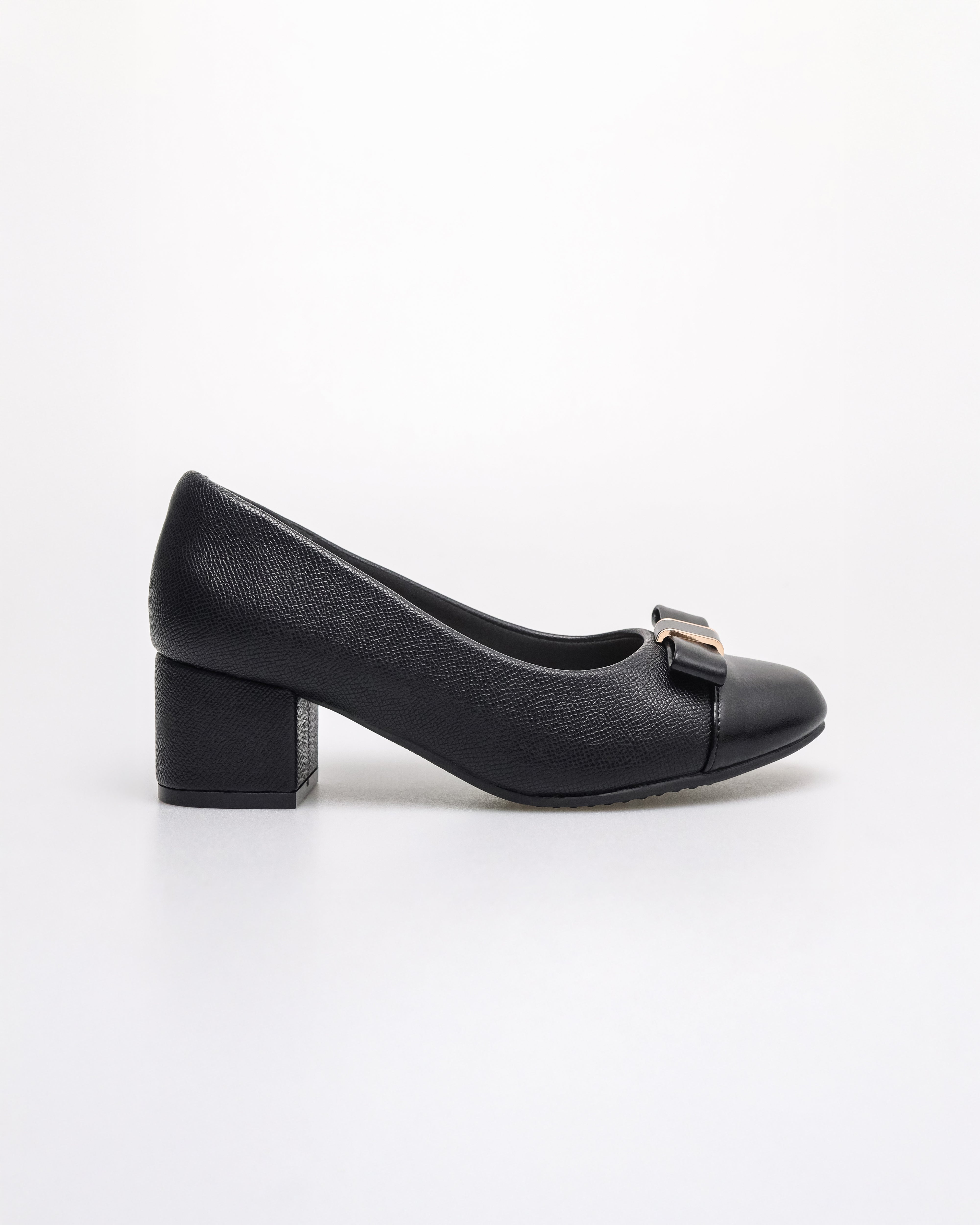 Tomaz NN513 Ladies Ribbon Heels (Black)