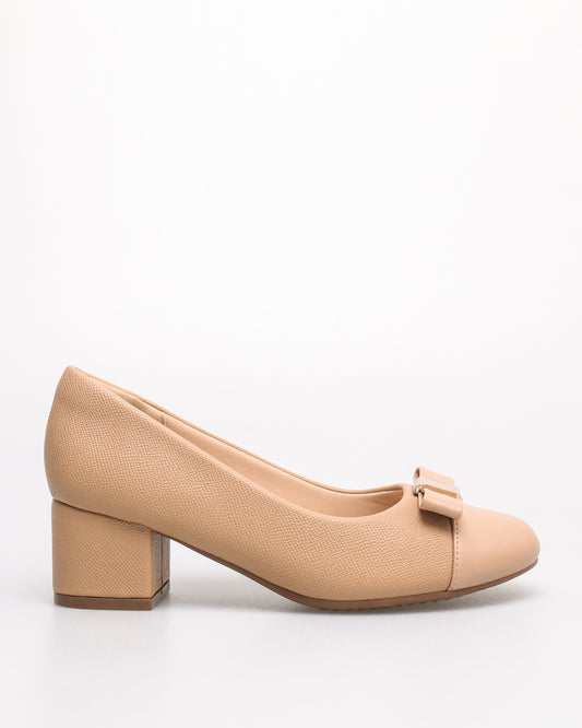 Tomaz NN513 Ladies Ribbon Heels (Beige)