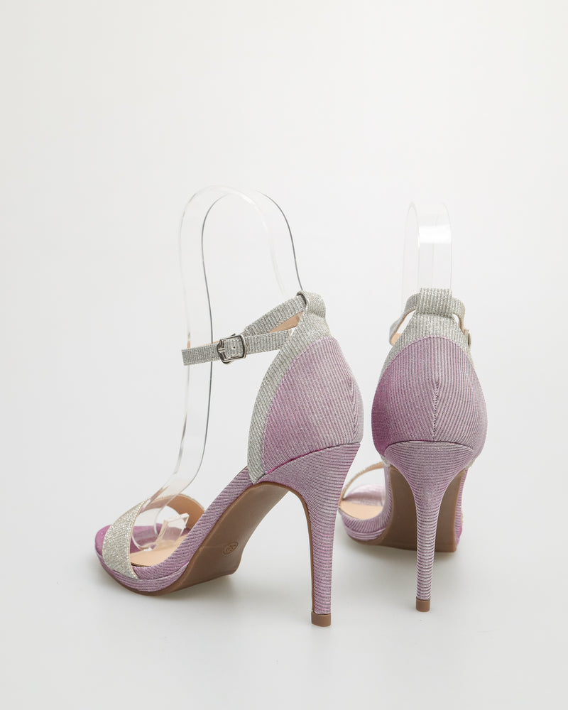 
                  
                    Load image into Gallery viewer, Tomaz NN161 Ladies Glitter Heels (Silver)
                  
                