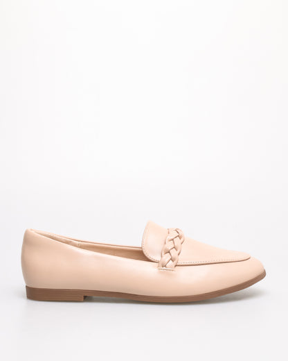 Tomaz NN490 Ladies Braided Flats (Beige)