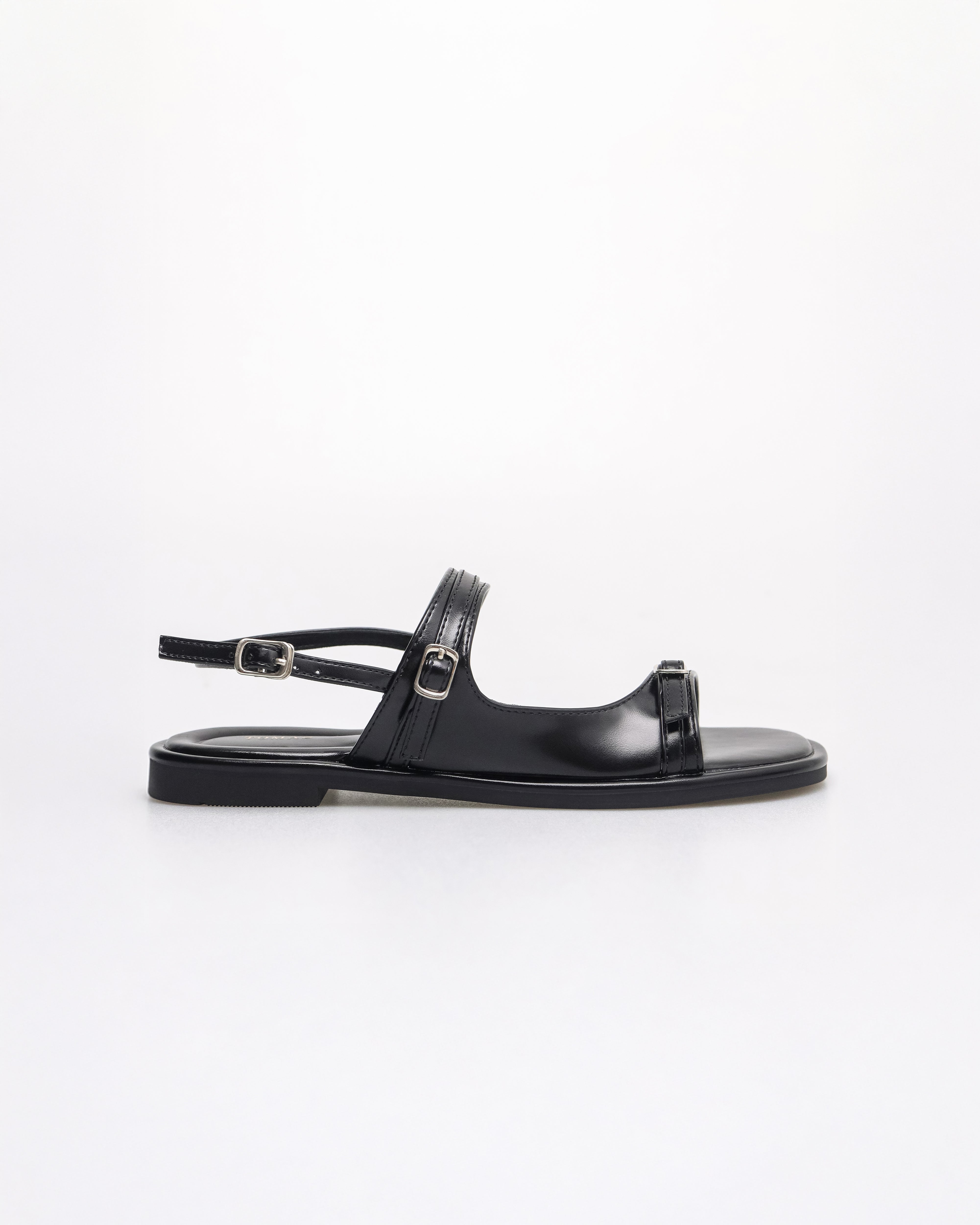 Tomaz NN464 Ladies Slingback Buckle Sandal (Black)