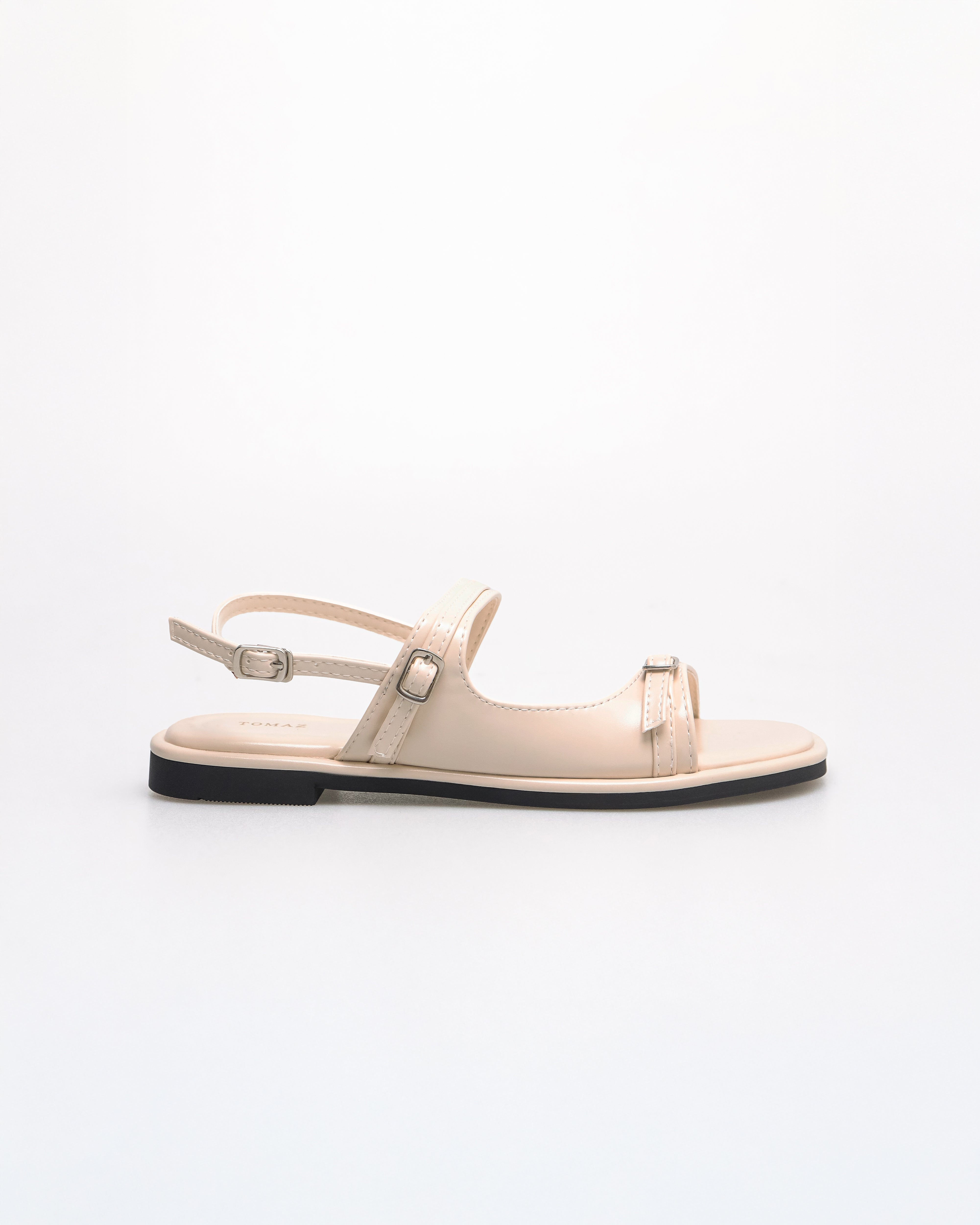 Tomaz NN464 Ladies Slingback Buckle Sandal (Cream)