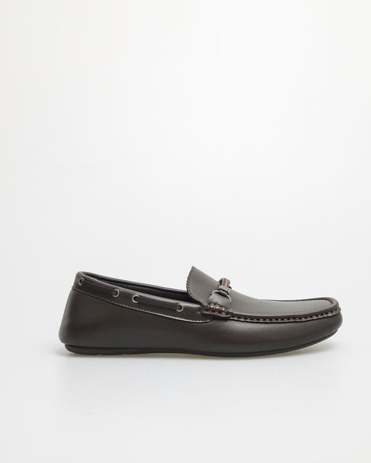 Tomaz C546 Men Buckle Moccasins (Coffee)