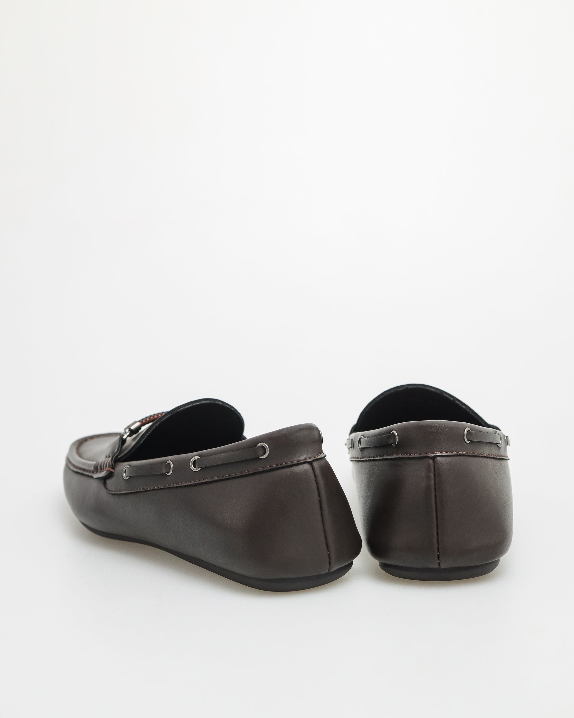 Tomaz C546 Men Buckle Moccasins (Coffee)