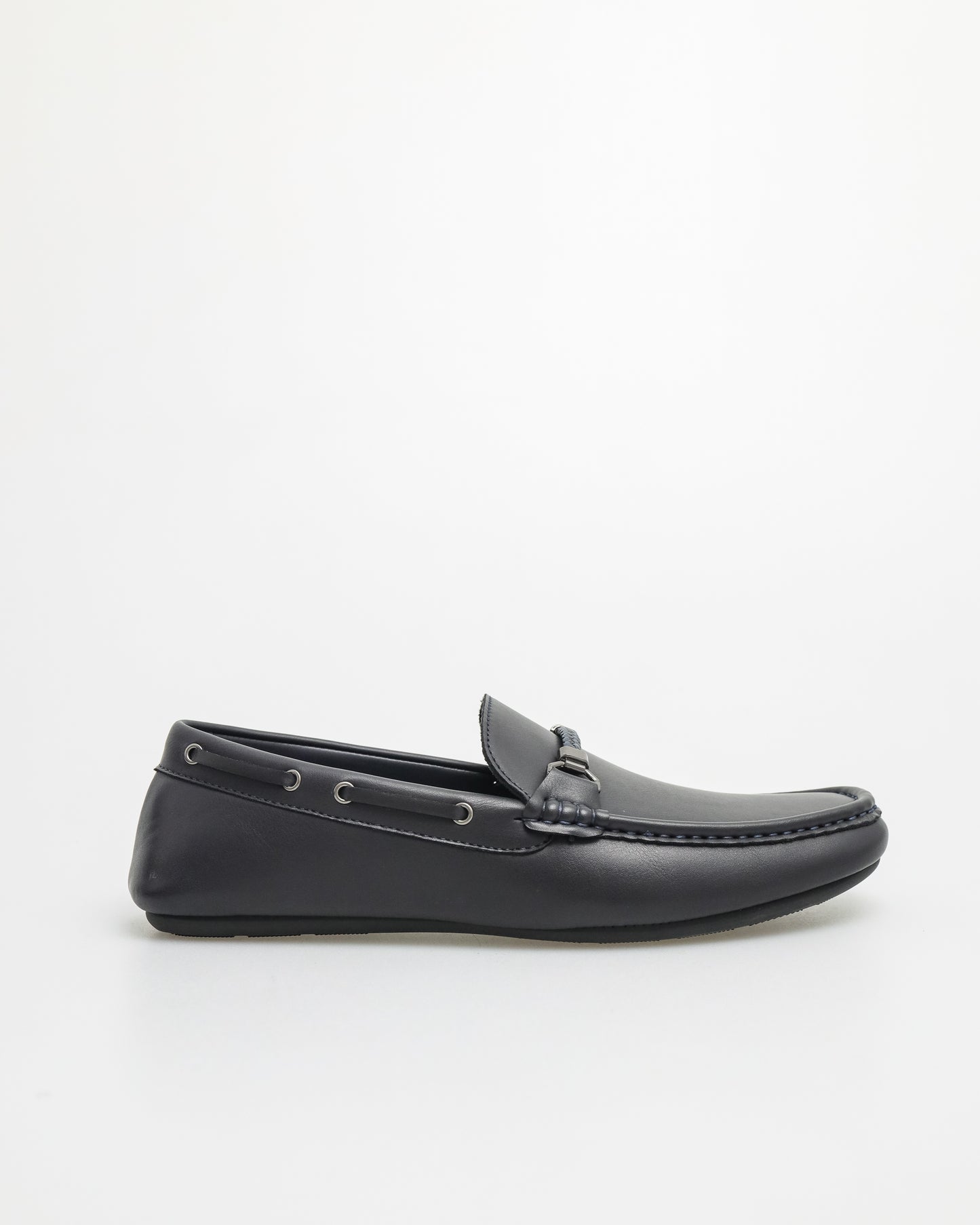 Tomaz C546 Men Buckle Moccasins (Navy)