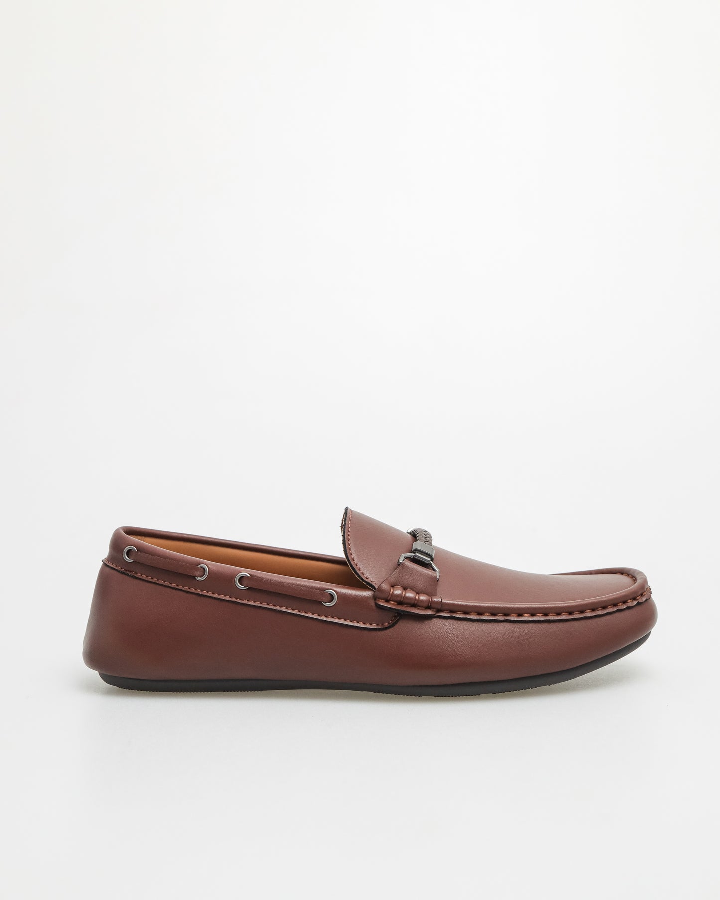 Tomaz C546 Men Buckle Moccasins (Brown)