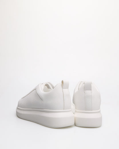 Tomaz C676W Ladies Plain X-Strap Sneaker (White)