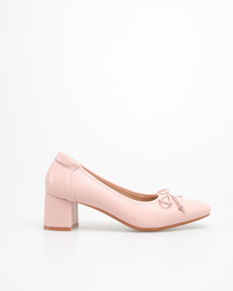 Tomaz FL030 Ladies Bow Tie Heels (Pink)