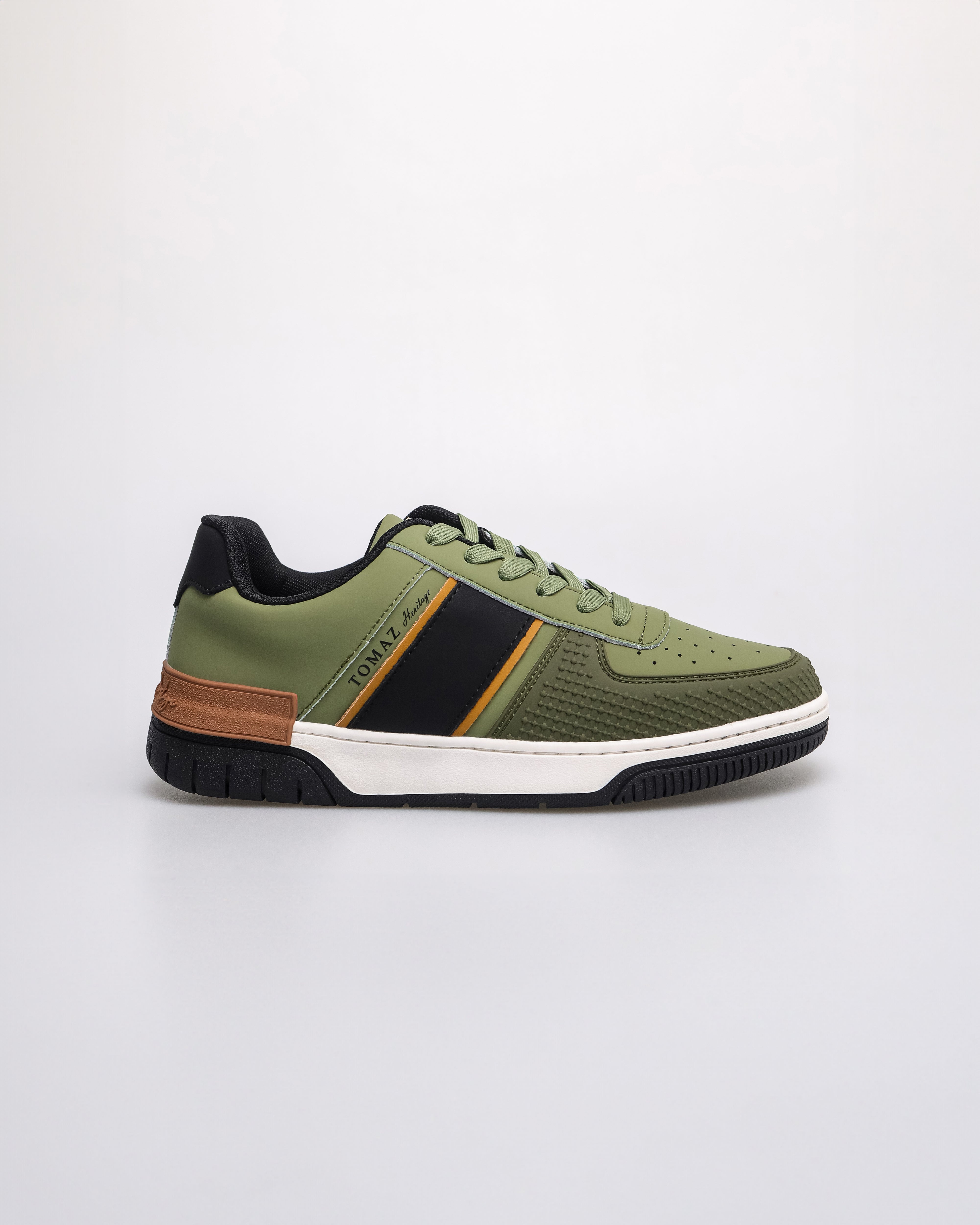 Tomaz C686 Men's Chromo Sneakers (Green/Black)