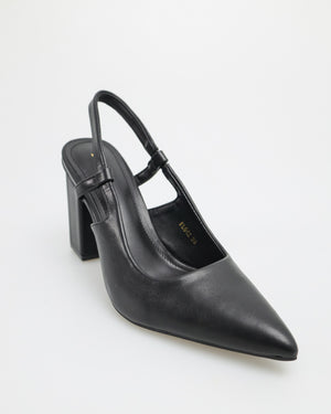 
                  
                    Load image into Gallery viewer, Tomaz FL042 Slingback Ladies Heels (Black)
                  
                