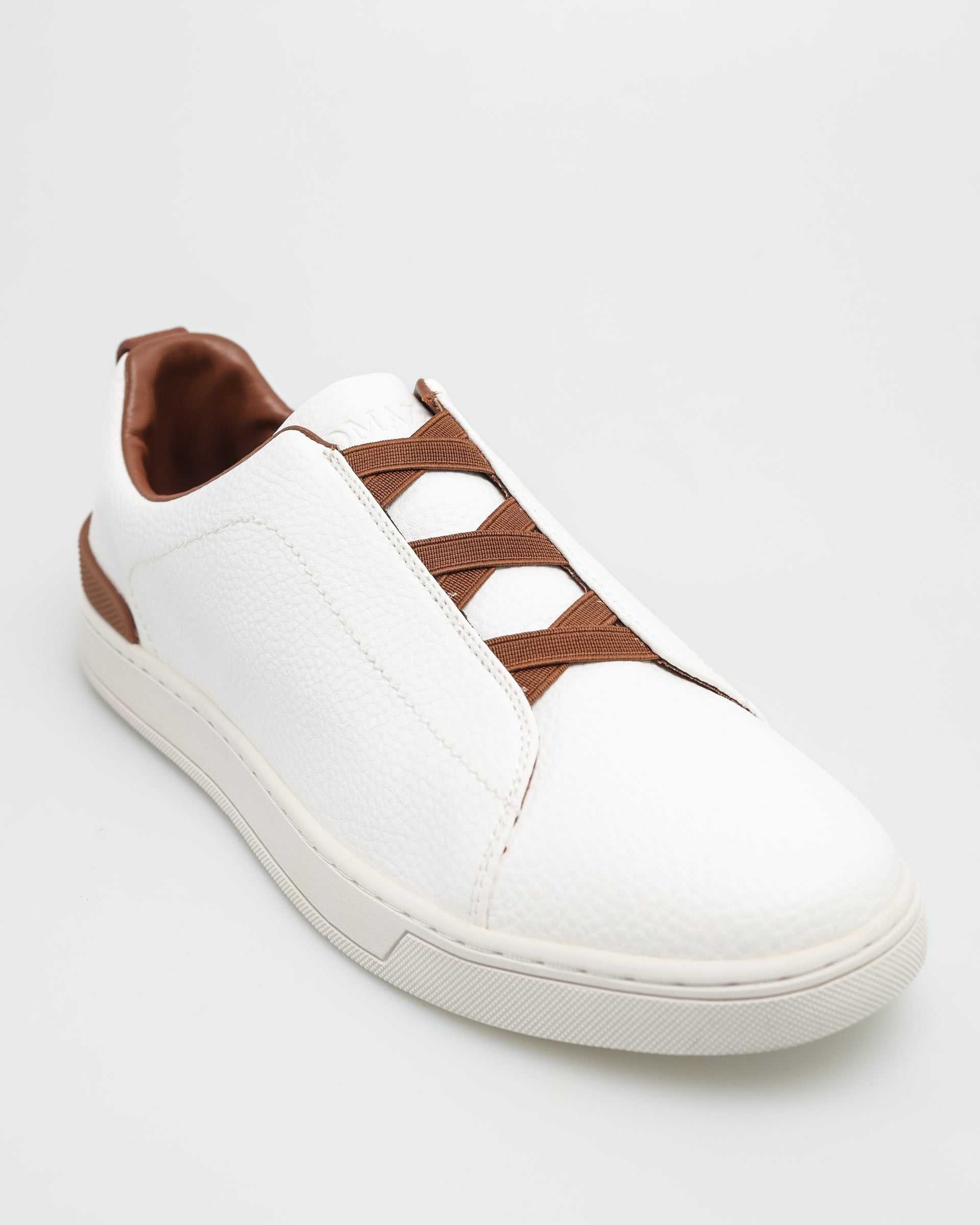 Tomaz C612 Men's Sneaker (White/Brown)