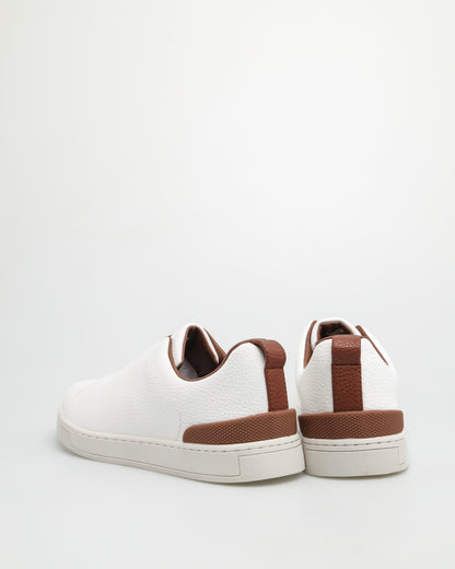 Tomaz C612 Men's Sneaker (White/Brown)
