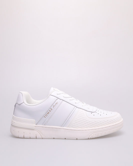 Tomaz C686 Men's Chromo Sneakers (White)