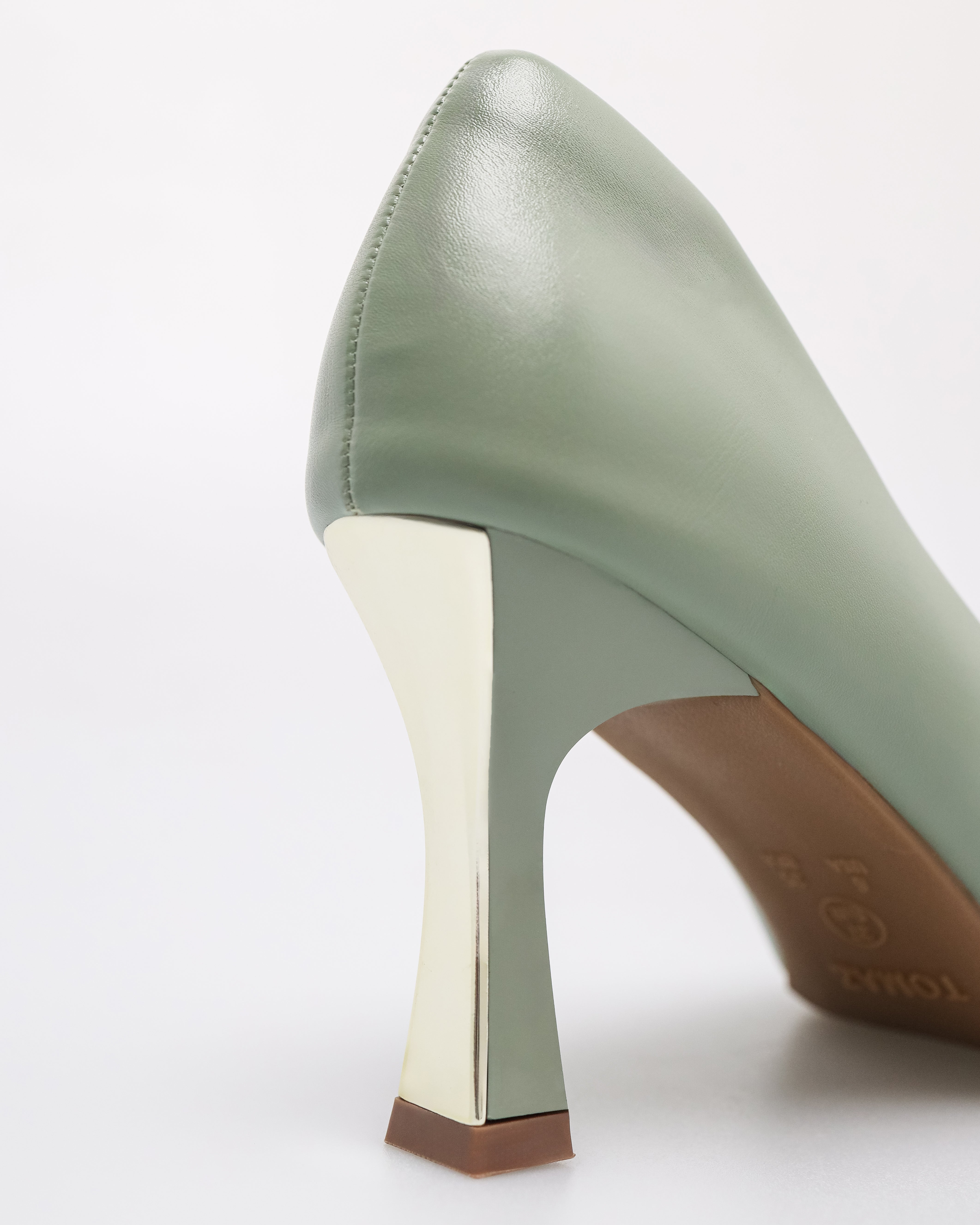 Tomaz NN433 Ladies Classy Pointy Heels (Green)