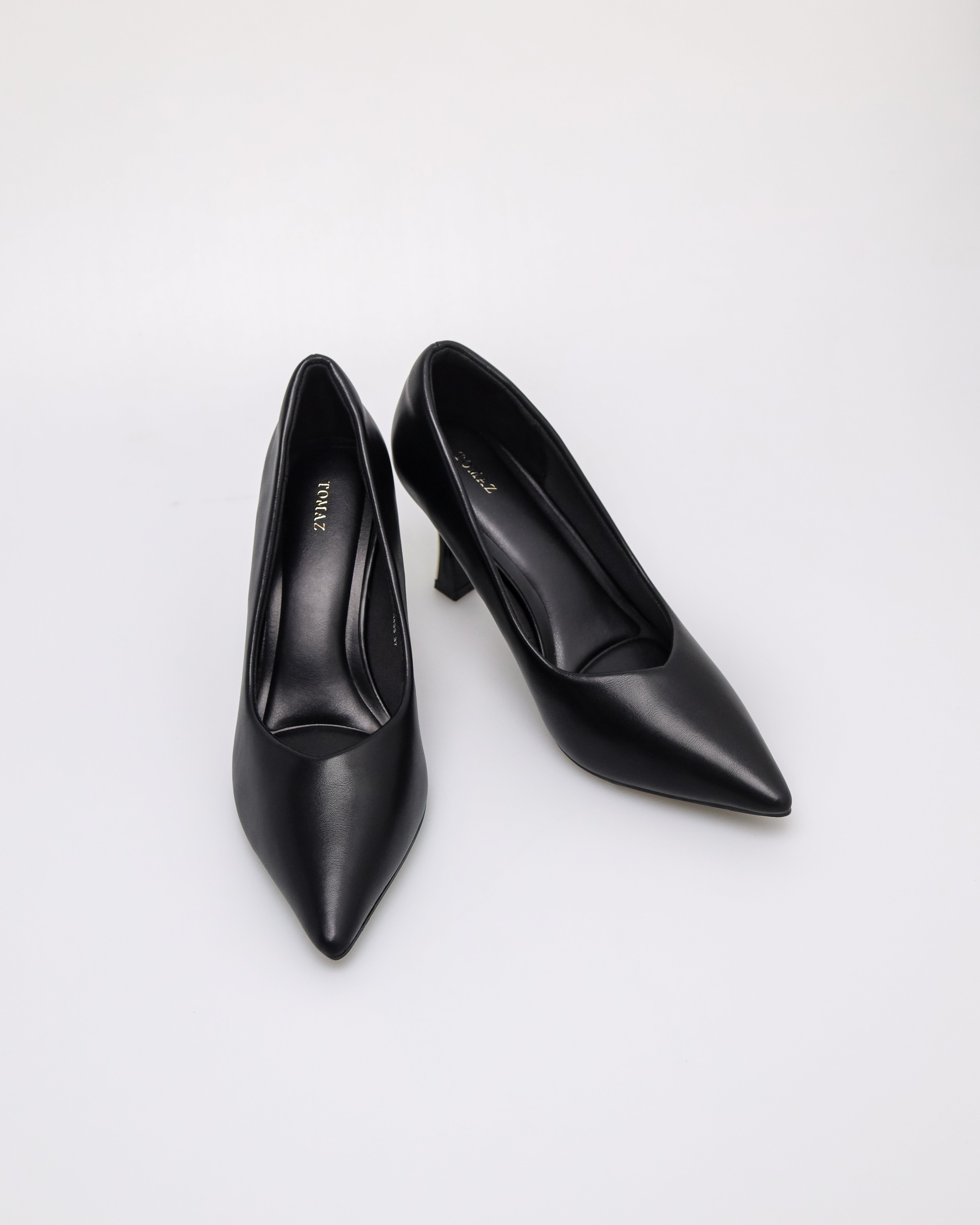 Tomaz NN433 Ladies Classy Pointy Heels (Black)