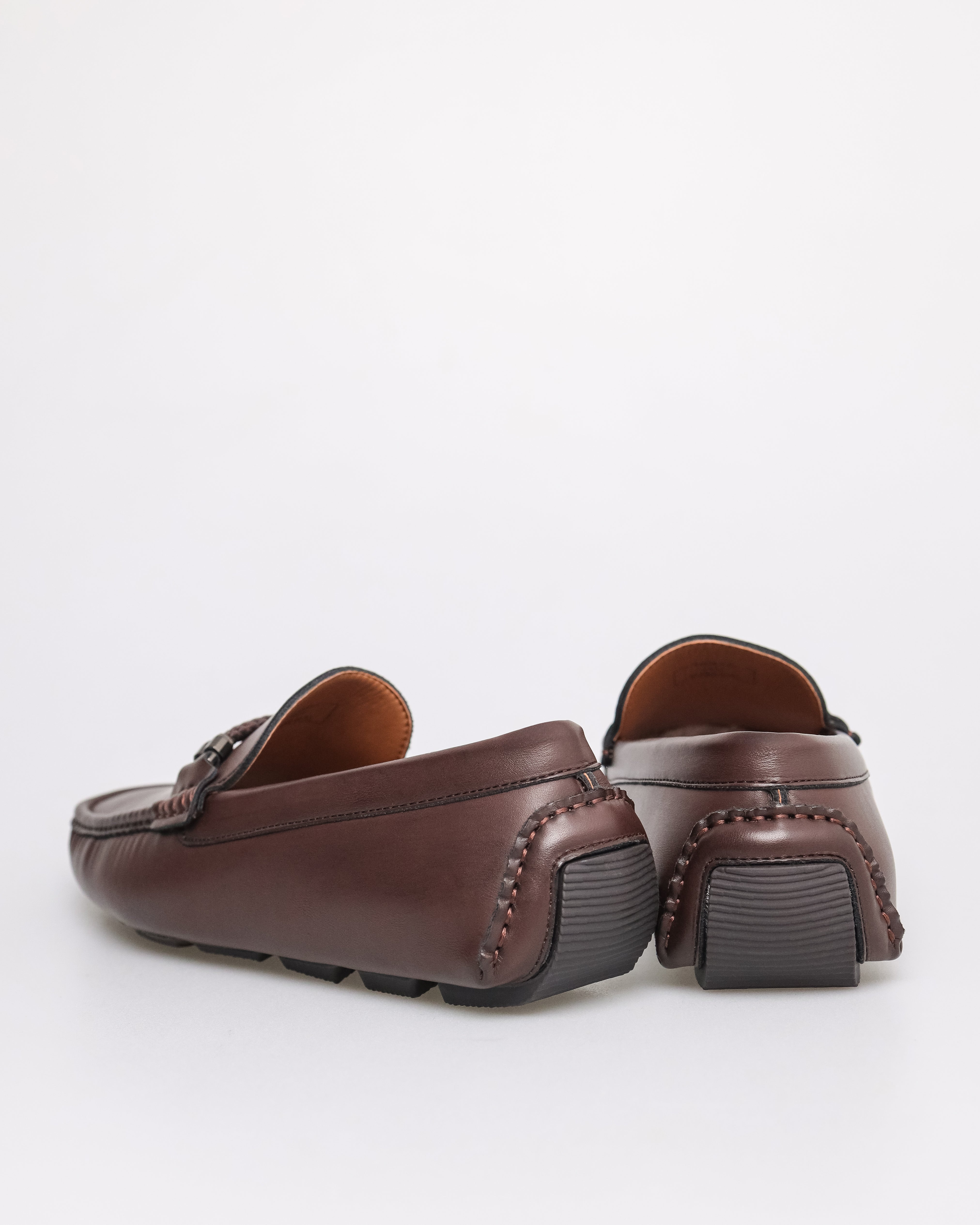 Tomaz C531 Men's Buckle Moccasins (Coffee)