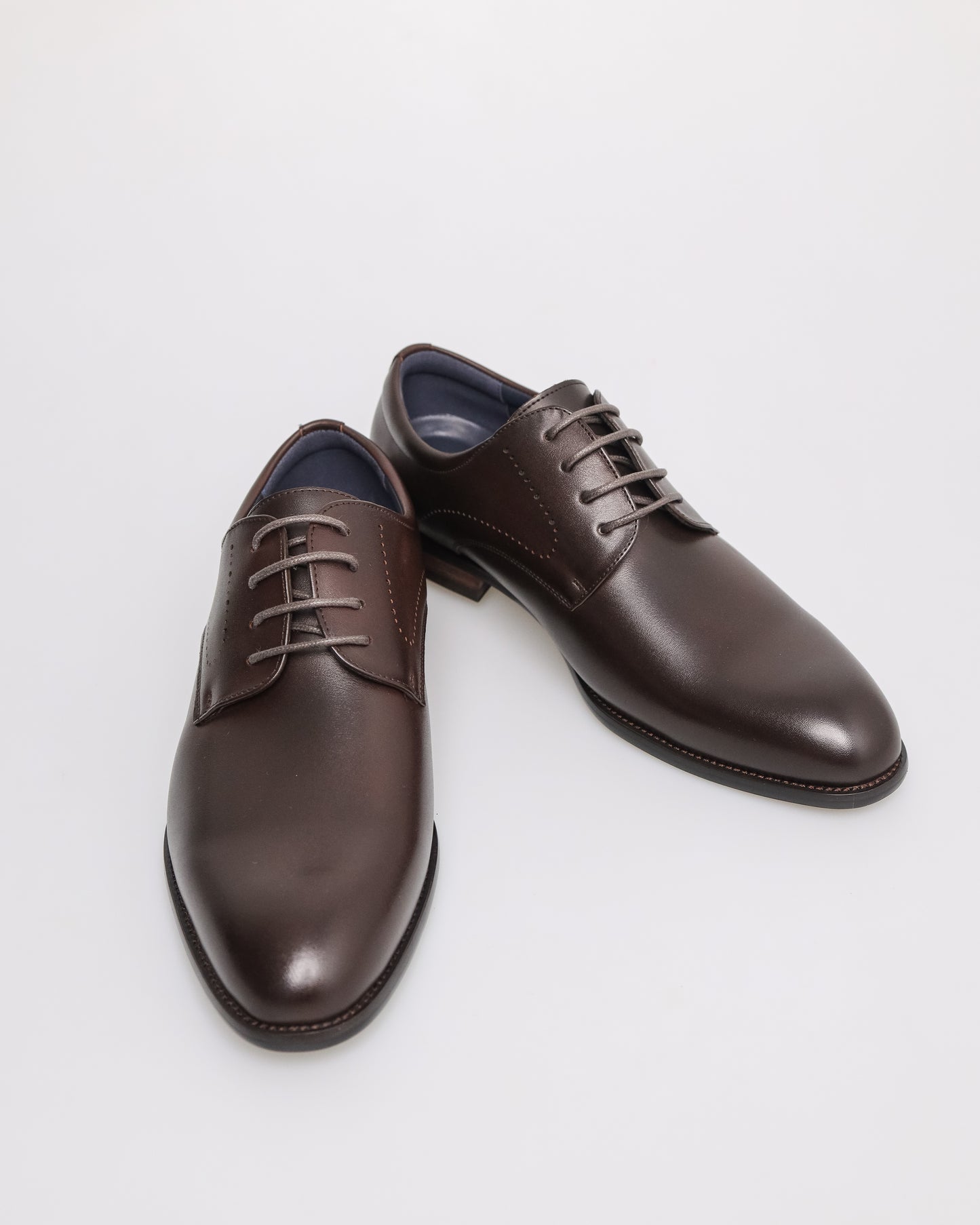 Tomaz F399 Men's Plain Toe Derby (Coffee)