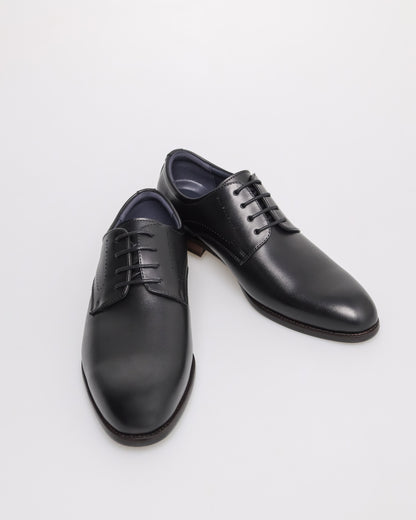 Tomaz F399 Men's Plain Toe Derby (Black)