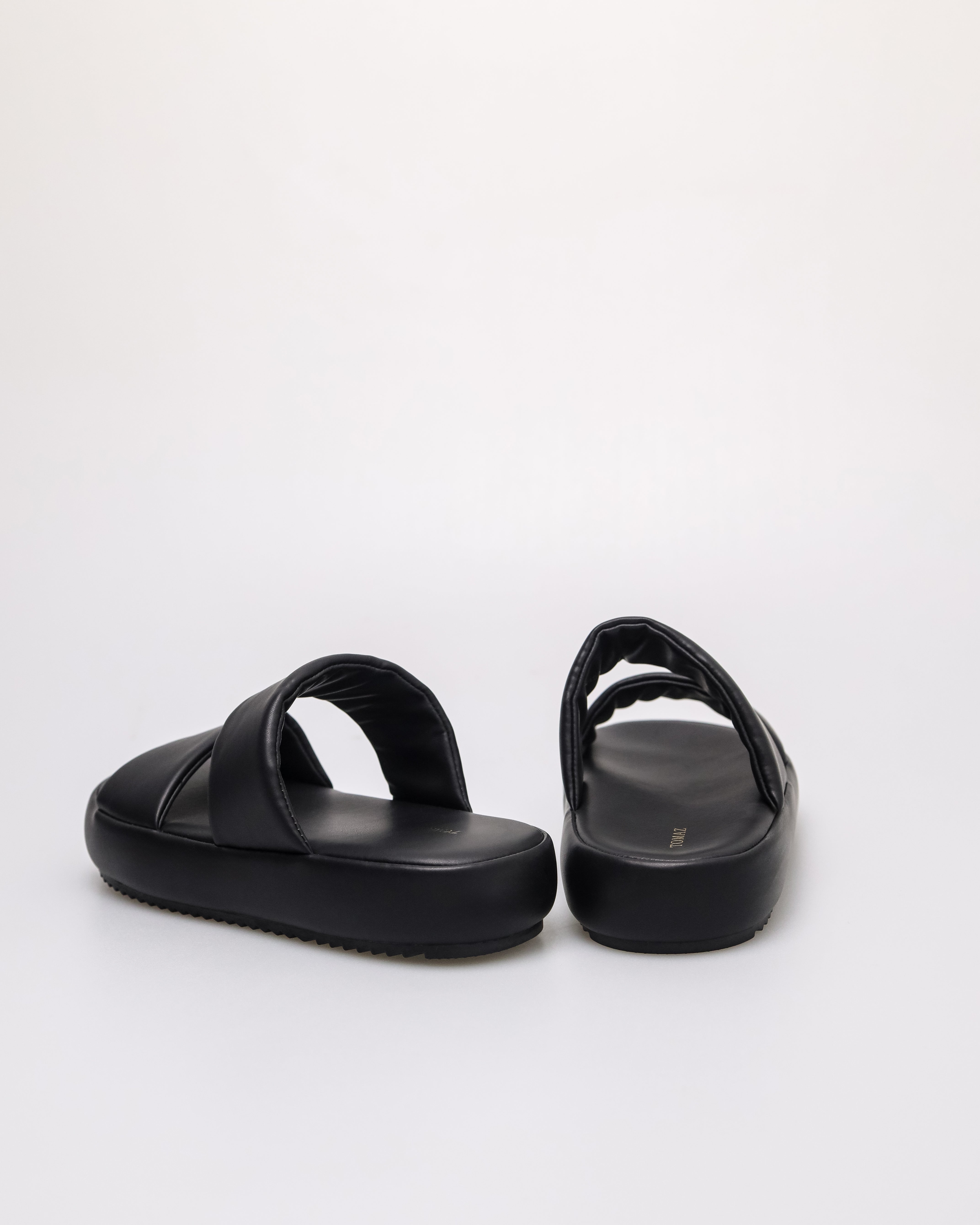 Tomaz NN438 Ladies Duo Padded Flats (Black)