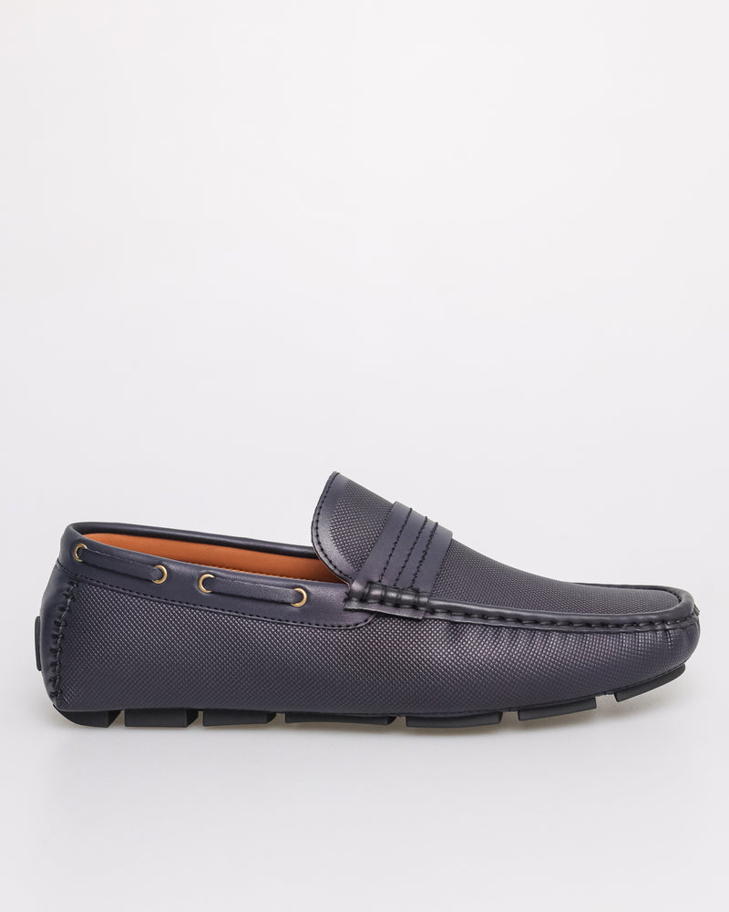 Tomaz C496 Men's Penny Moccasins (Navy)