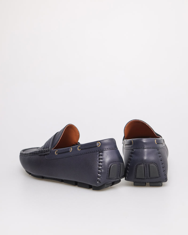 
                  
                    Load image into Gallery viewer, Tomaz C496 Men&amp;#39;s Penny Moccasins (Navy)
                  
                