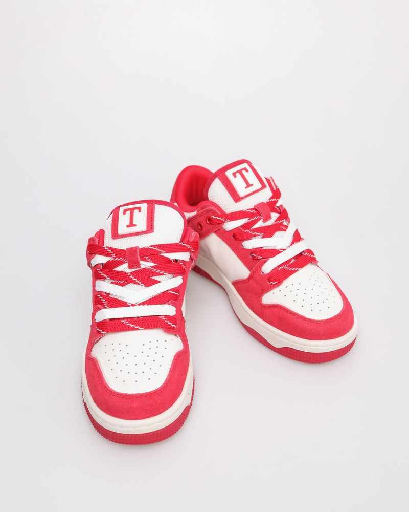 
                  
                    Load image into Gallery viewer, Tomaz TBB021L Ladies Sneaker (White/Red)
                  
                