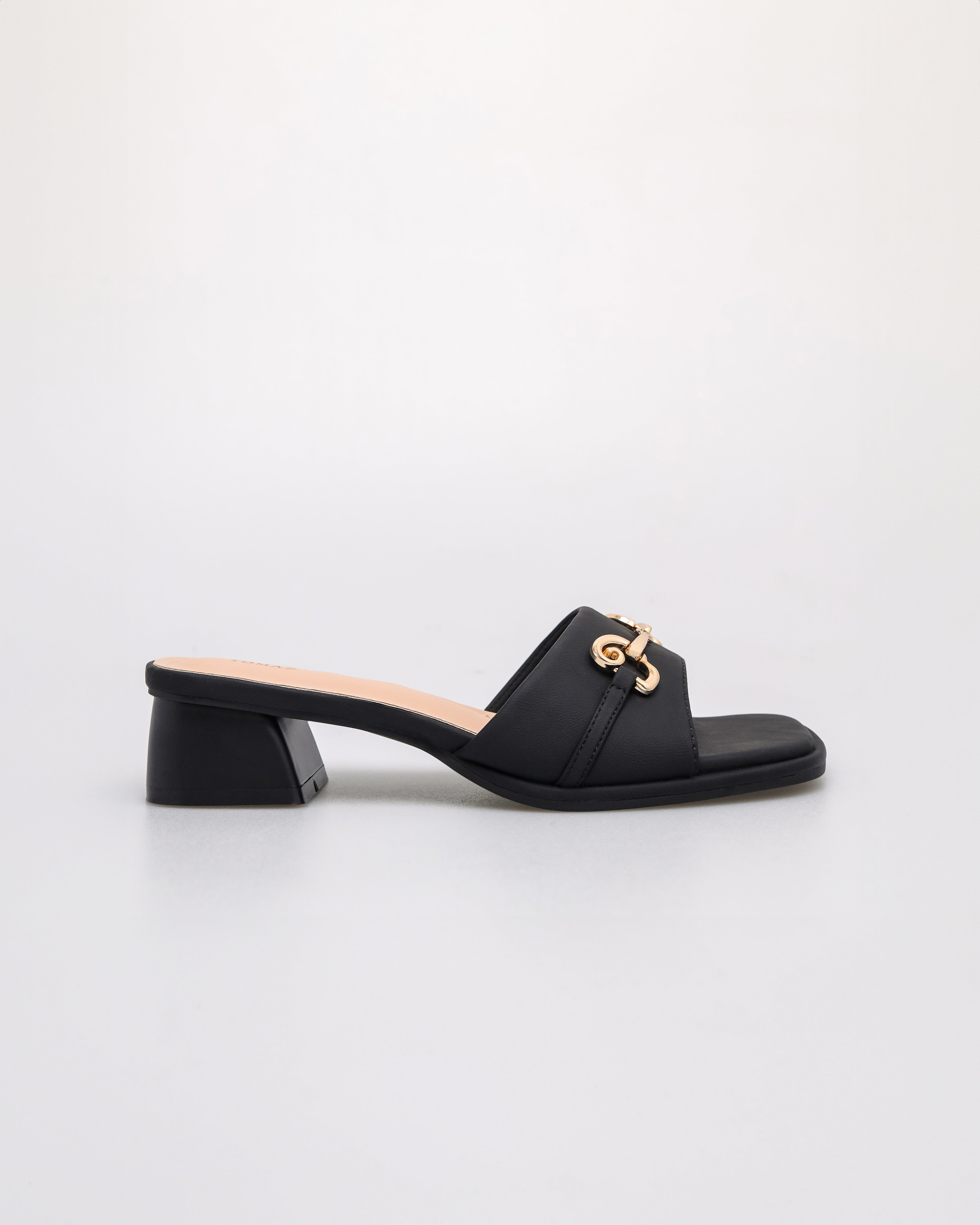 Tomaz NN484 Ladies Horsebit Sandal (Black)