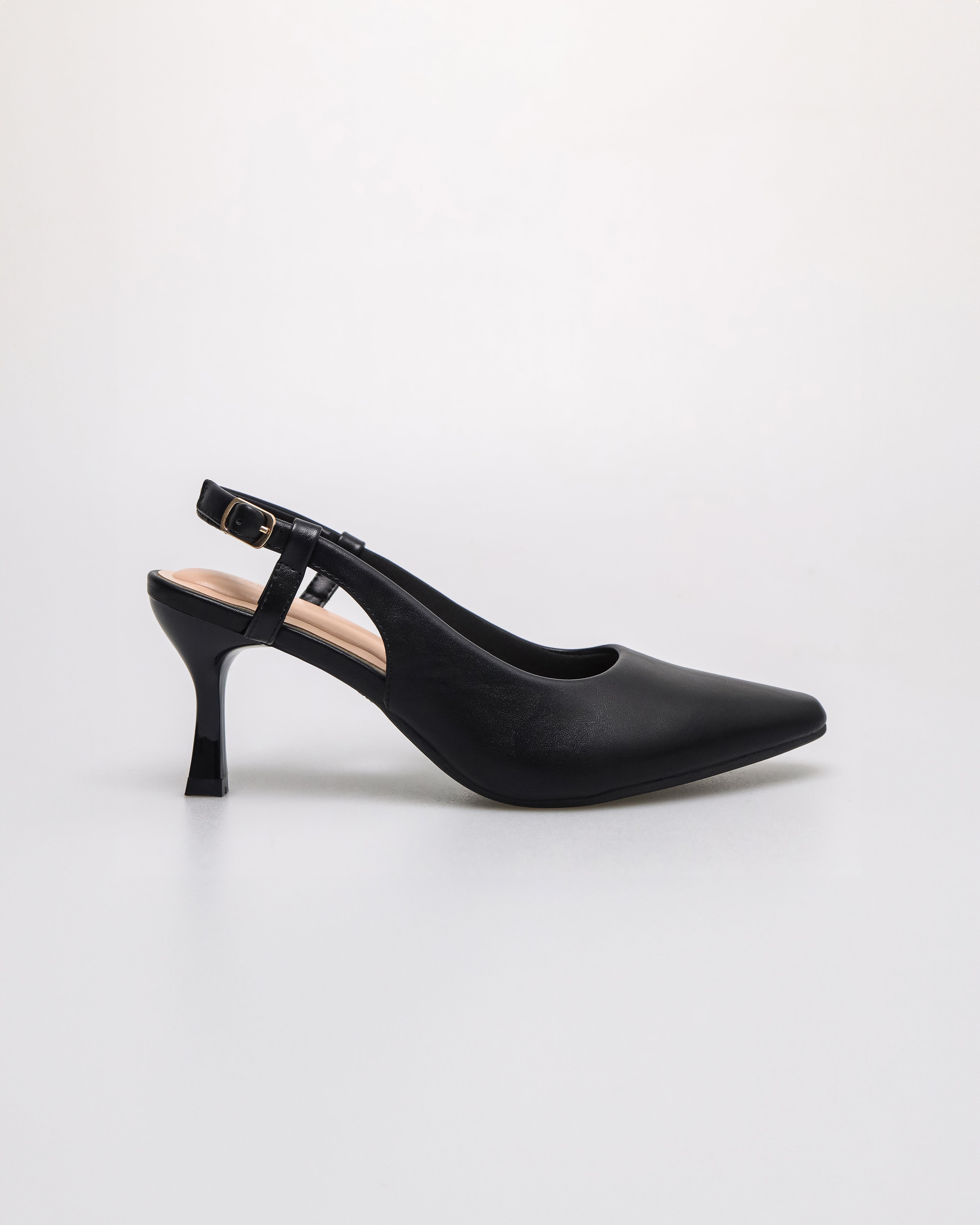 Tomaz NN535 Ladies Slingback Heels (Black)