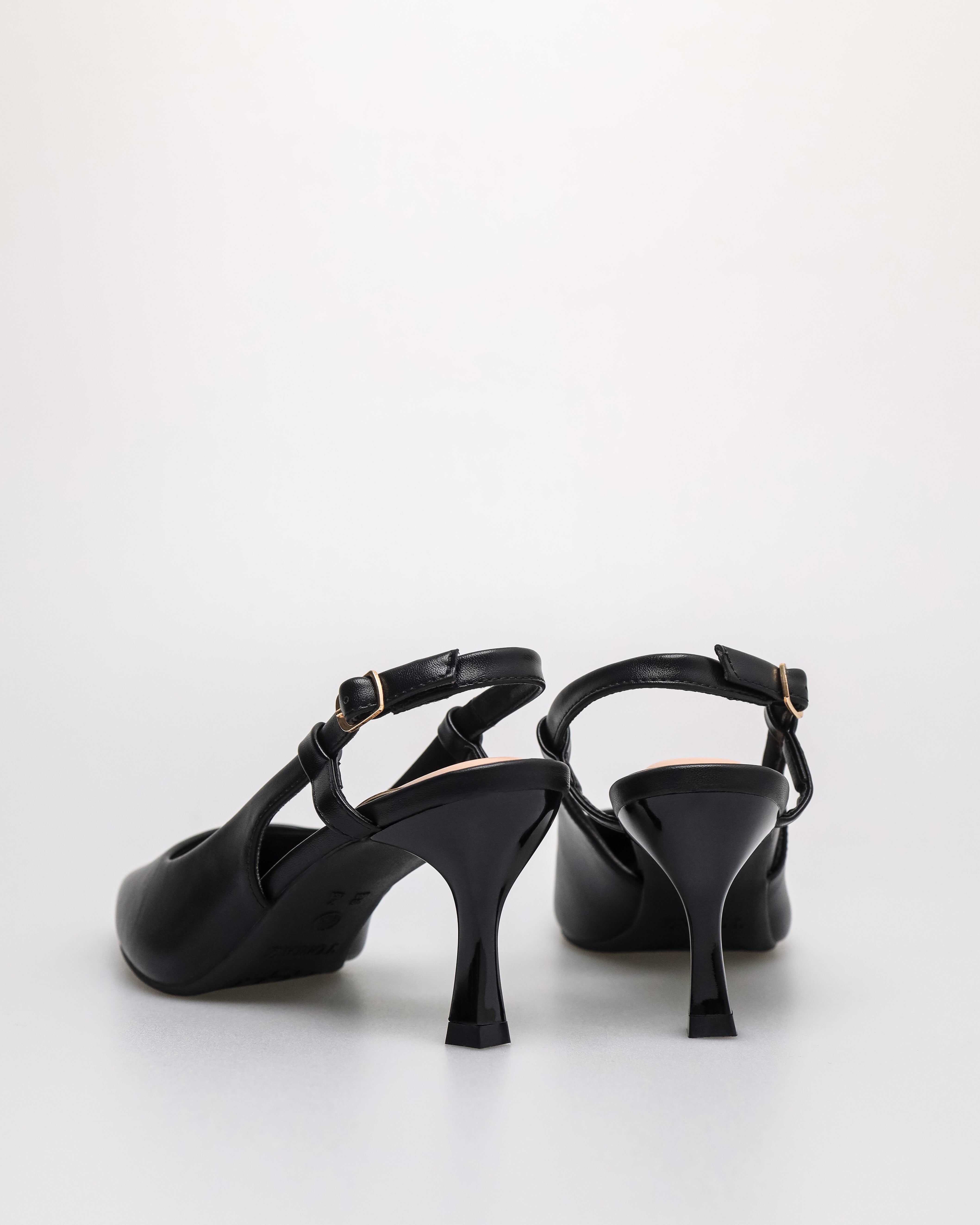 Tomaz NN535 Ladies Slingback Heels (Black)