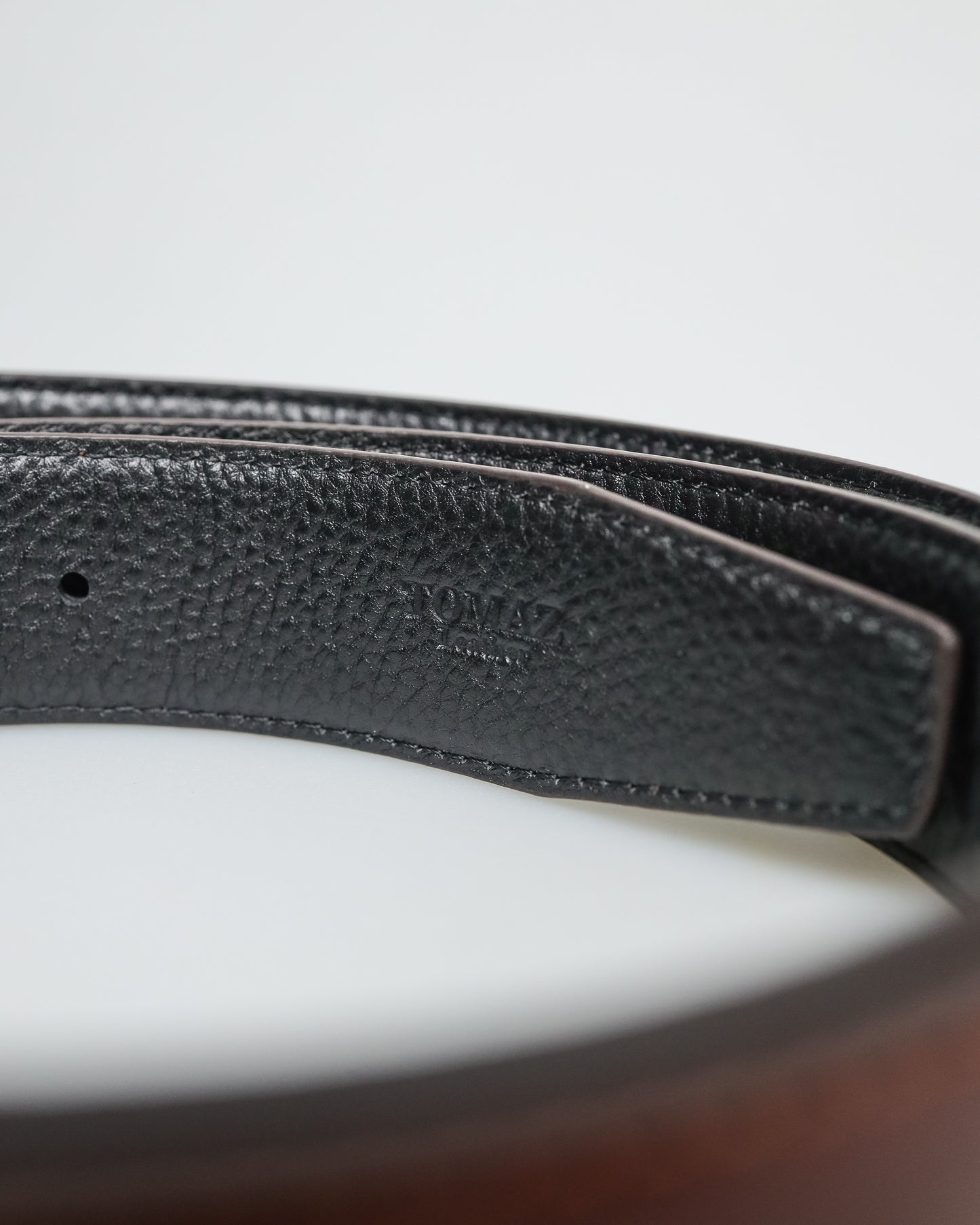 Tomaz AB108A Men's Reversible Leather Belt (Black/Brown)
