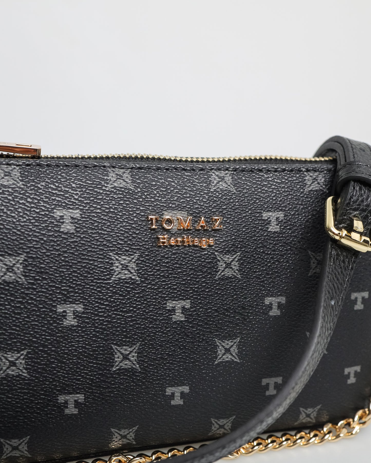 Tomaz BL219 Ladies Monogram SlingBag (Black)