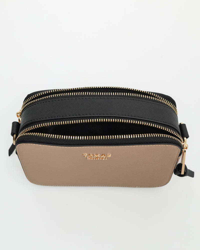 
                  
                    Load image into Gallery viewer, Tomaz BL207 Ladies Bags (Beige/Black)
                  
                
