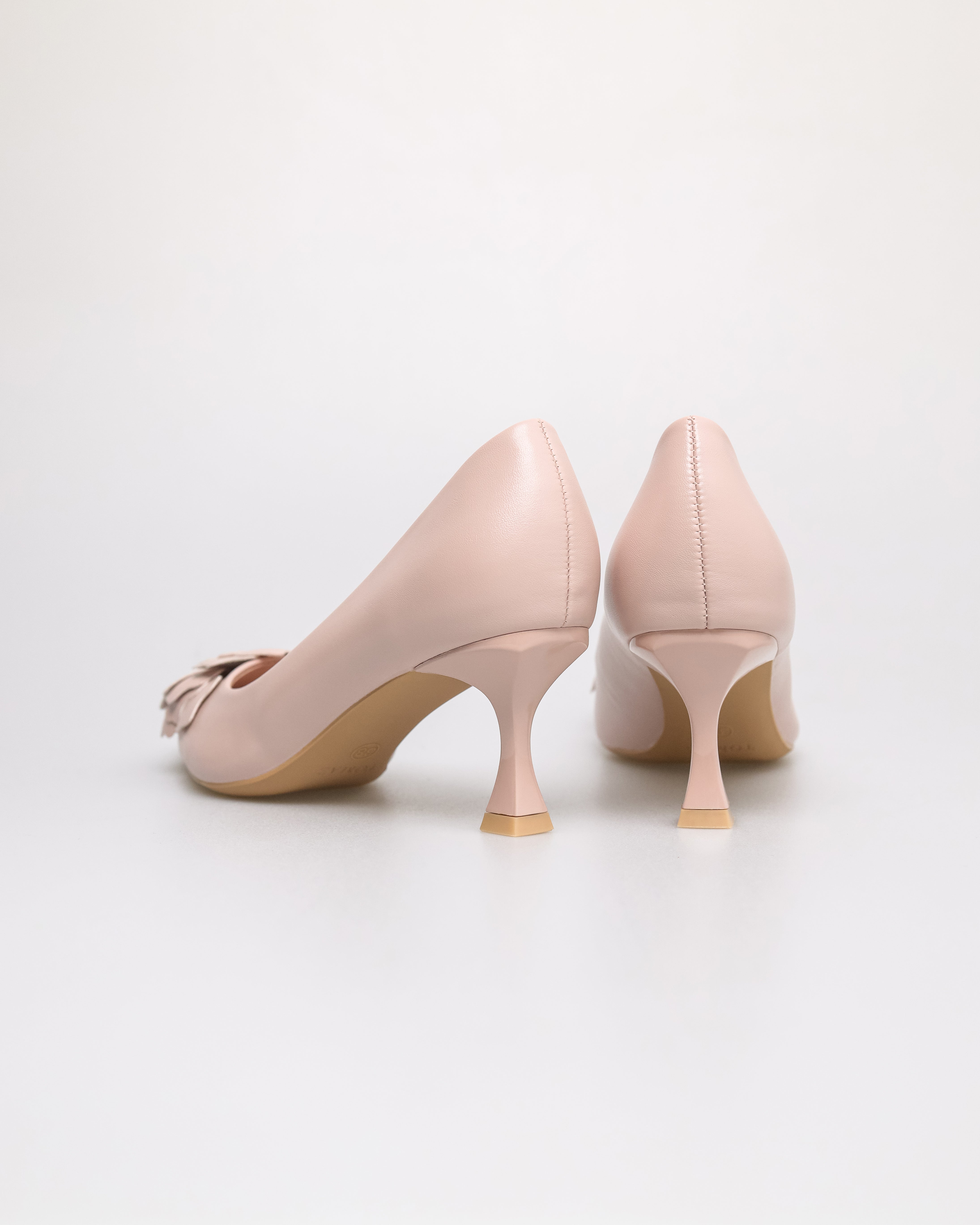 Tomaz YX210 Ladies Floral Elegance Heels (Nude)