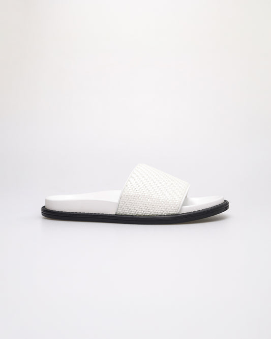 Tomaz C683 Men's Woven Sandals (White)