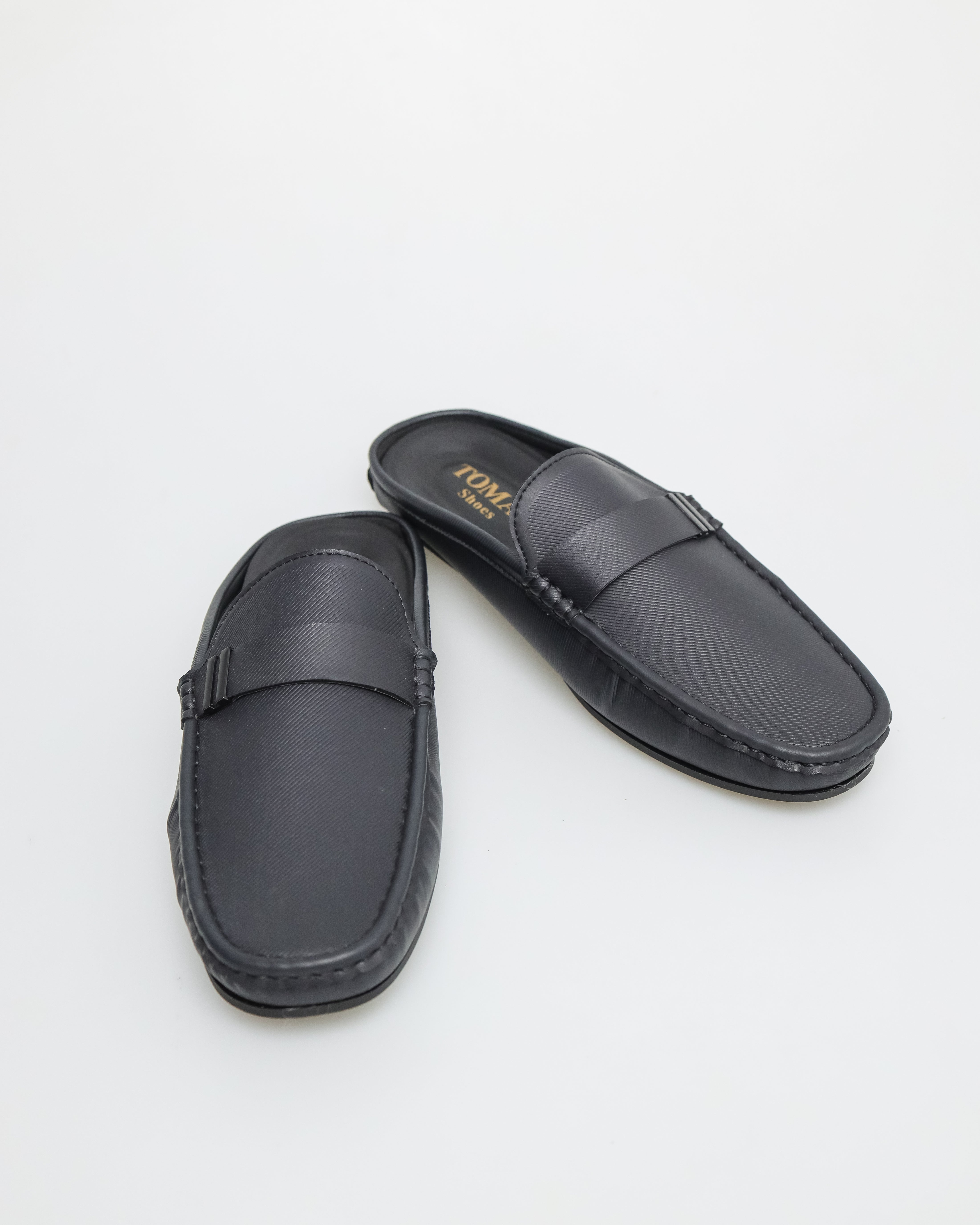 Tomaz C571 Men's Slip On Mules (Black)