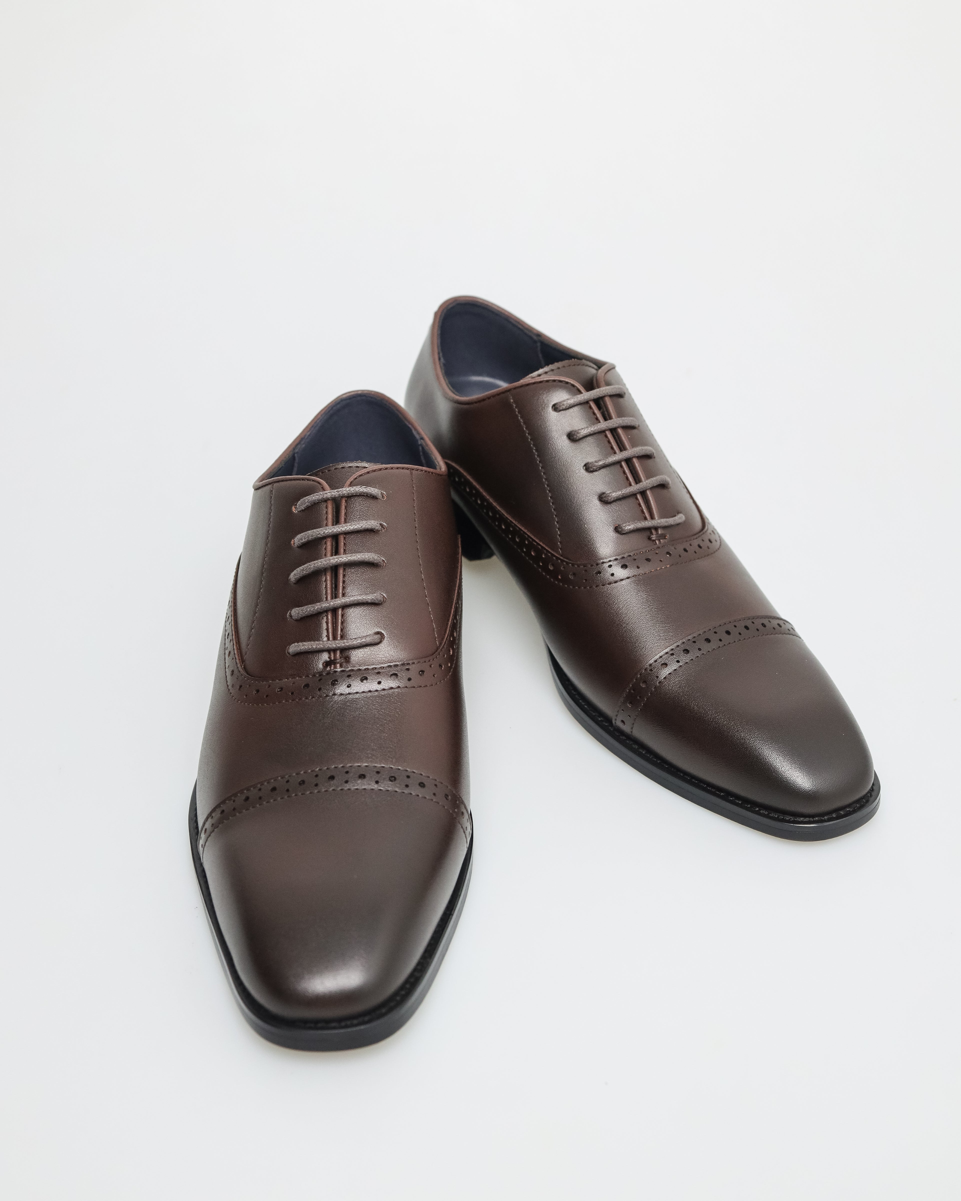 Tomaz F398 Men's Cap Toe Oxford (Coffee)