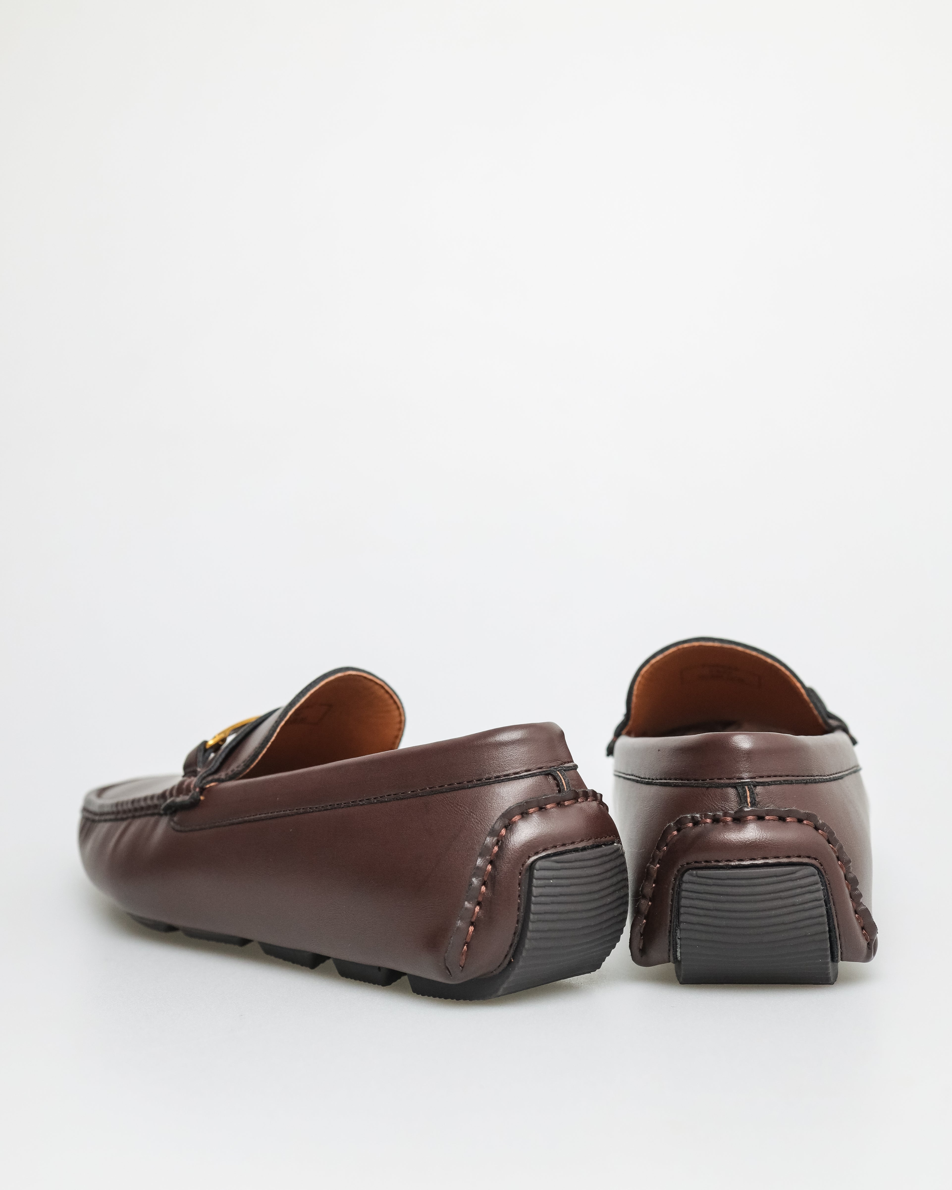 Tomaz C532 Men's Buckle Moccasins (Coffee)