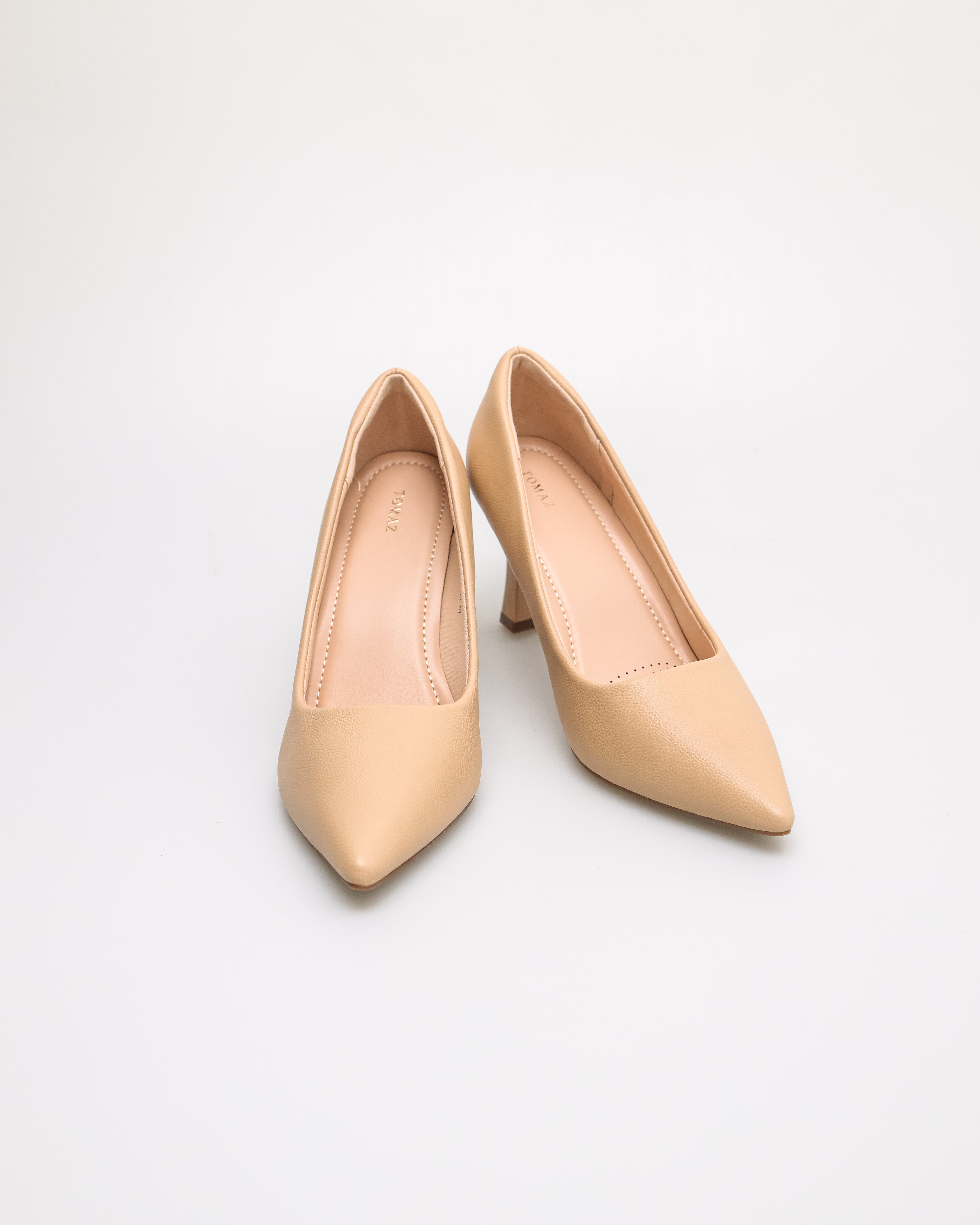 Tomaz NN521 Ladies Classy Ordinary Heels (Beige)