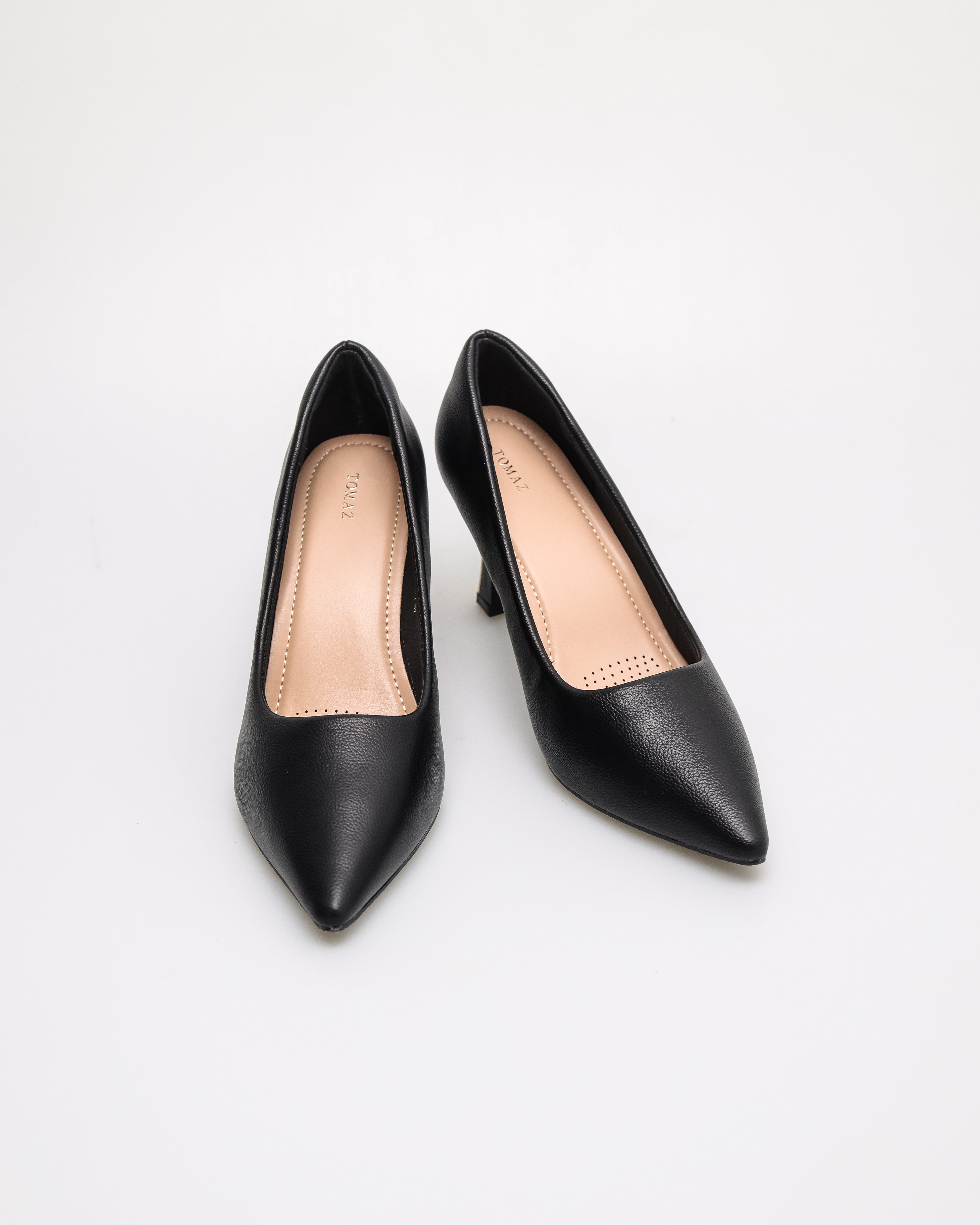 Tomaz NN521 Ladies Classy Ordinary Heels (Black)